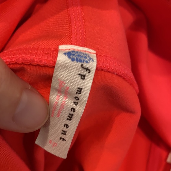 Free People Movement High-rise Infinity Ob1015831 Leggings Coral Small - Picture 5 of 6